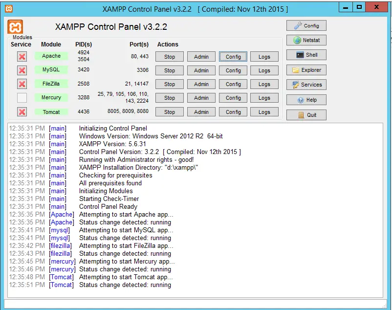 XAMPP Configuration