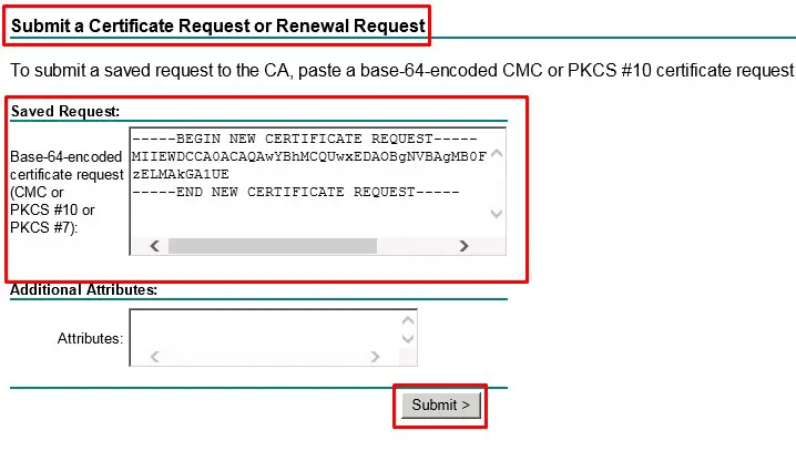 Submit a SSL Certificate Request or Renewal Request