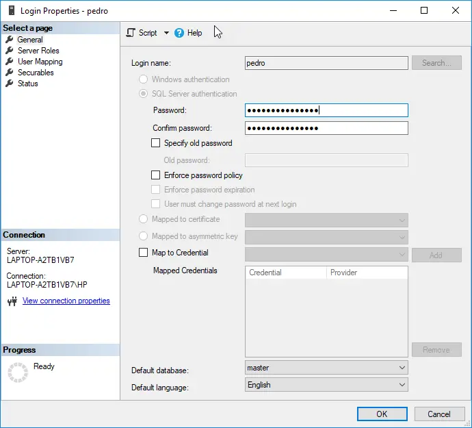 Checking pass expired or login disabled