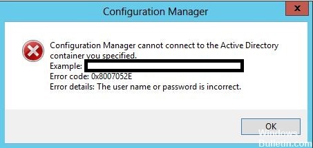 0x8007052E task sequence