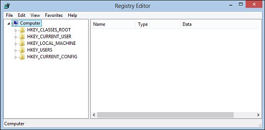 registry editor