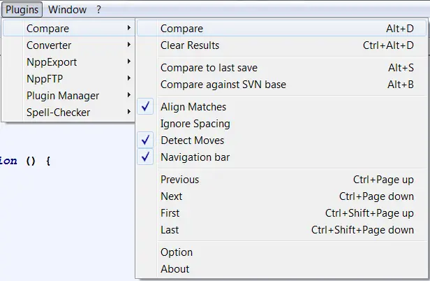 Plugin admin - Notepad++