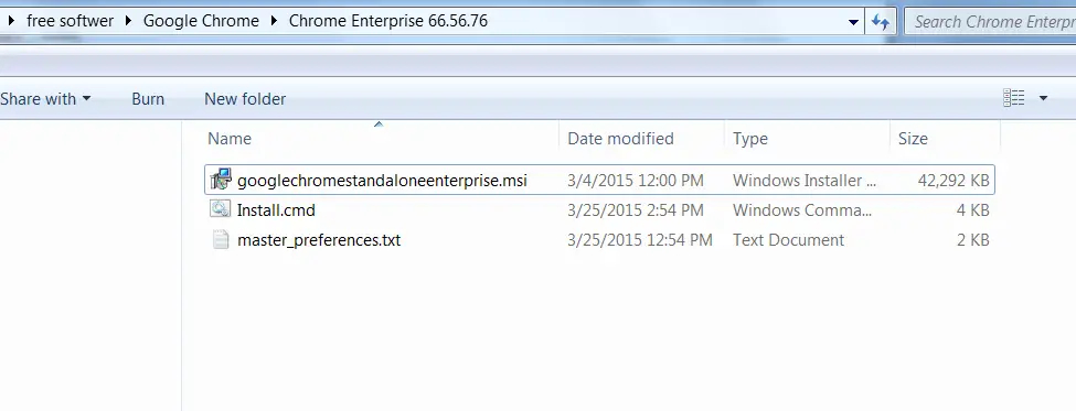Deploy Google Chrome Package with SCCM 2012