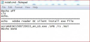 Silent Install Adobe Reader 11 and DC - msi and exe - disable update