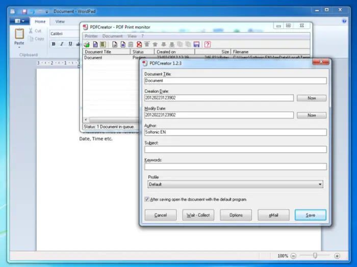 PDF Creator Silent Install and update settings