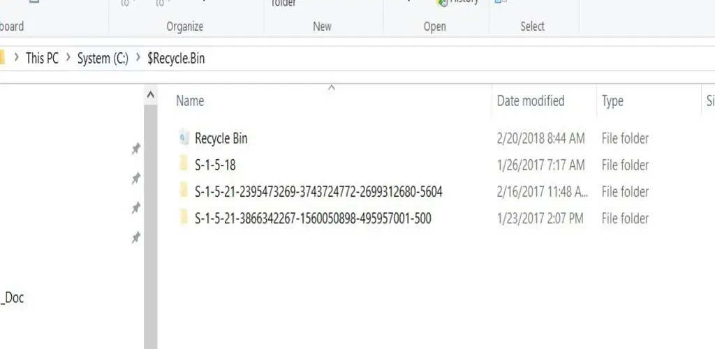 $recycle bin folder $recycle bin folder