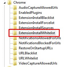 chrome adguard extension whitelist exceptions