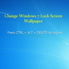 Change Windows 7 Lock Screen wallpaper