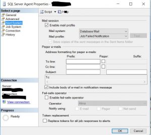 Sql job failed to notify via email – Error SQL Server Agent