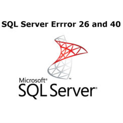 Error 26 on sql server