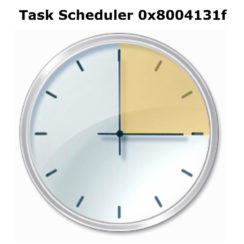 Task Scheduler 0x8004131f