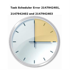 Task Scheduler 2147942401