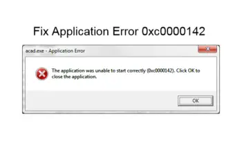 The Application Was Unable To Start Correctly 0xc0000142