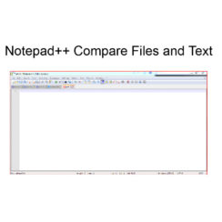 Notepad++ Compare Files and Text