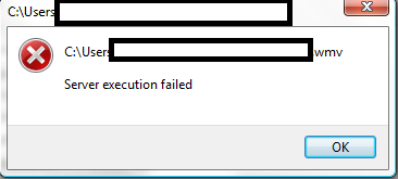 Fix Windows Media Player Server Execution Failed Error