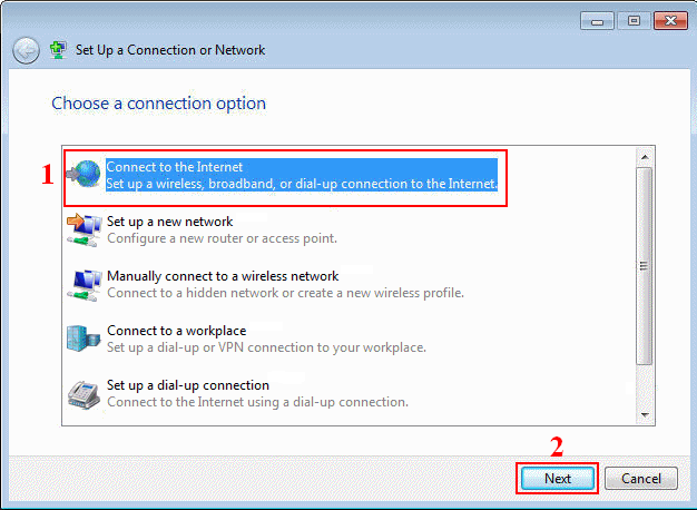 New PPPOE Connection