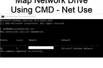 Map Ntwork drive CMD