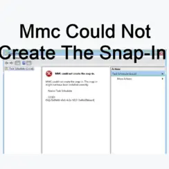 Mmc Could Not Create The Snap-In