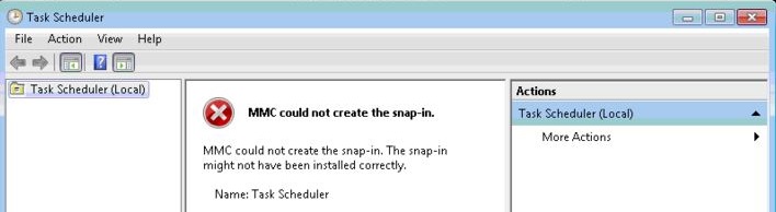 Mmc Could Not Create The Snap-In real
