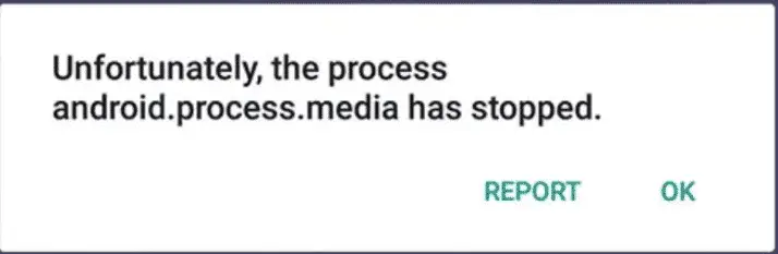 Android.Process.Media Has Stopped