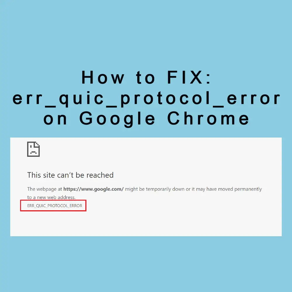 Err_quic_protocol_error