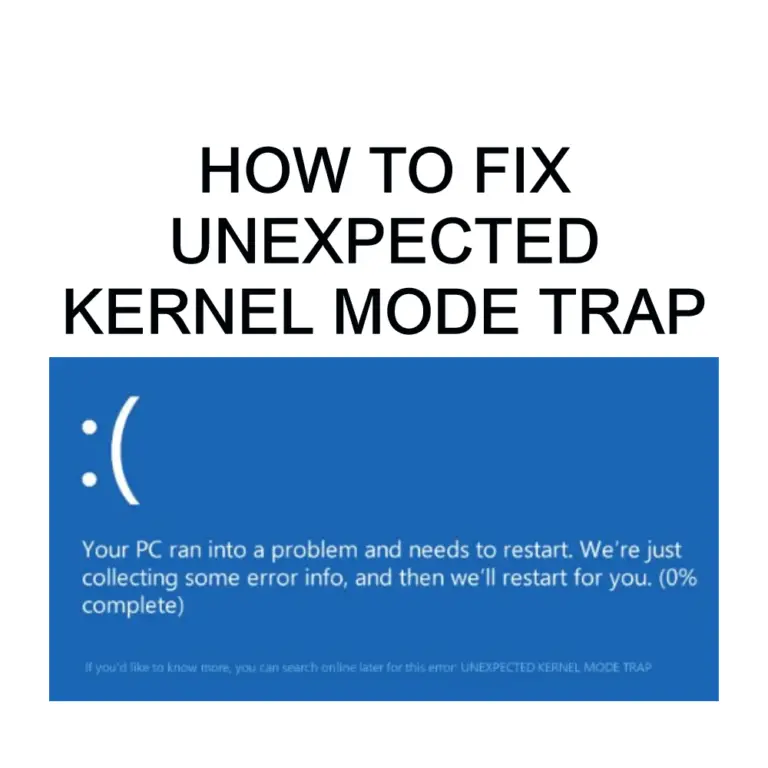 Unexpected error try later. Unexpected Kernel Mode Trap Windows 10. Ошибка Кернел моде трап. Kernel Mode. Trap Mode.