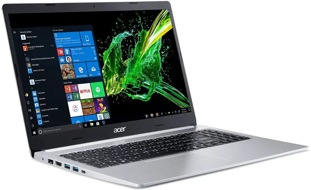 Acer Aspire 5 A515 - The best cheap laptop for recording music