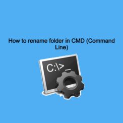 How to rename folder in CMD (Command Line)