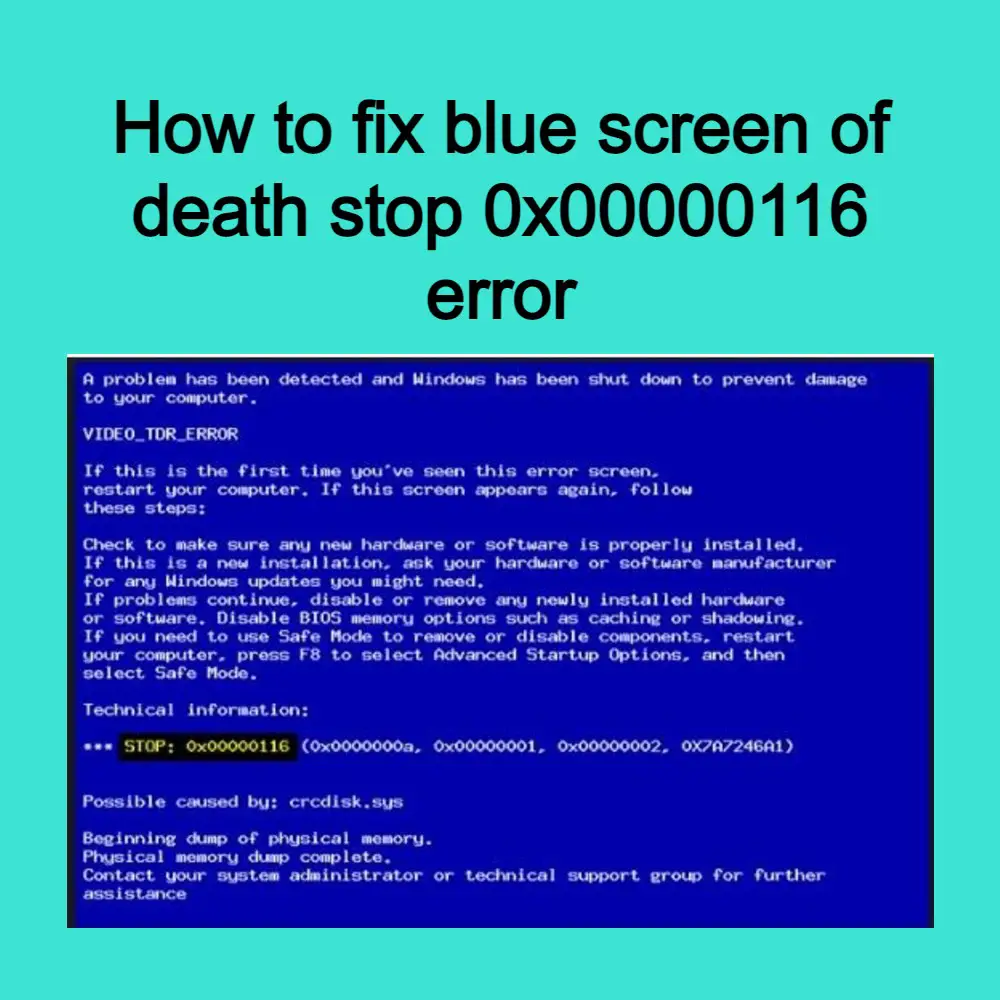 Windows 11 How To Fix Blue Screen Of Death Error In 10 Update Deleting