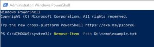 How to delete files using PowerShell - Get IT Solutions
