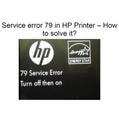 Service error 79 in HP Printer
