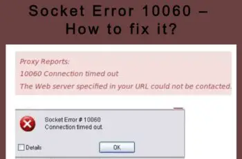 Socket Error 10060