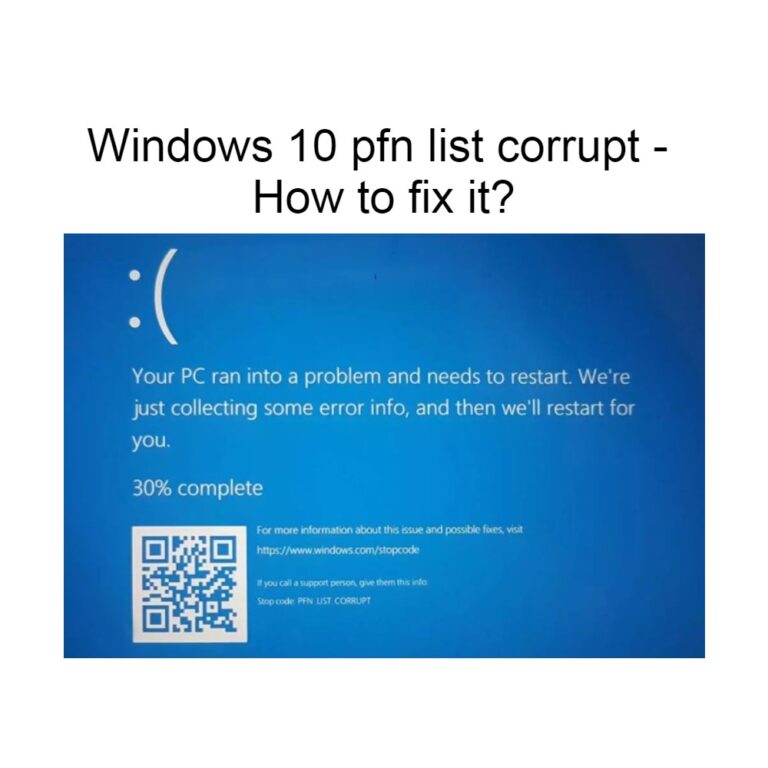 List corrupt