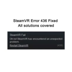 SteamVR Error 436