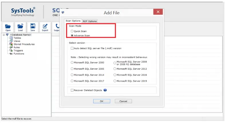 Systools SQL Recovery Overview