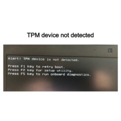 TPM device not detected